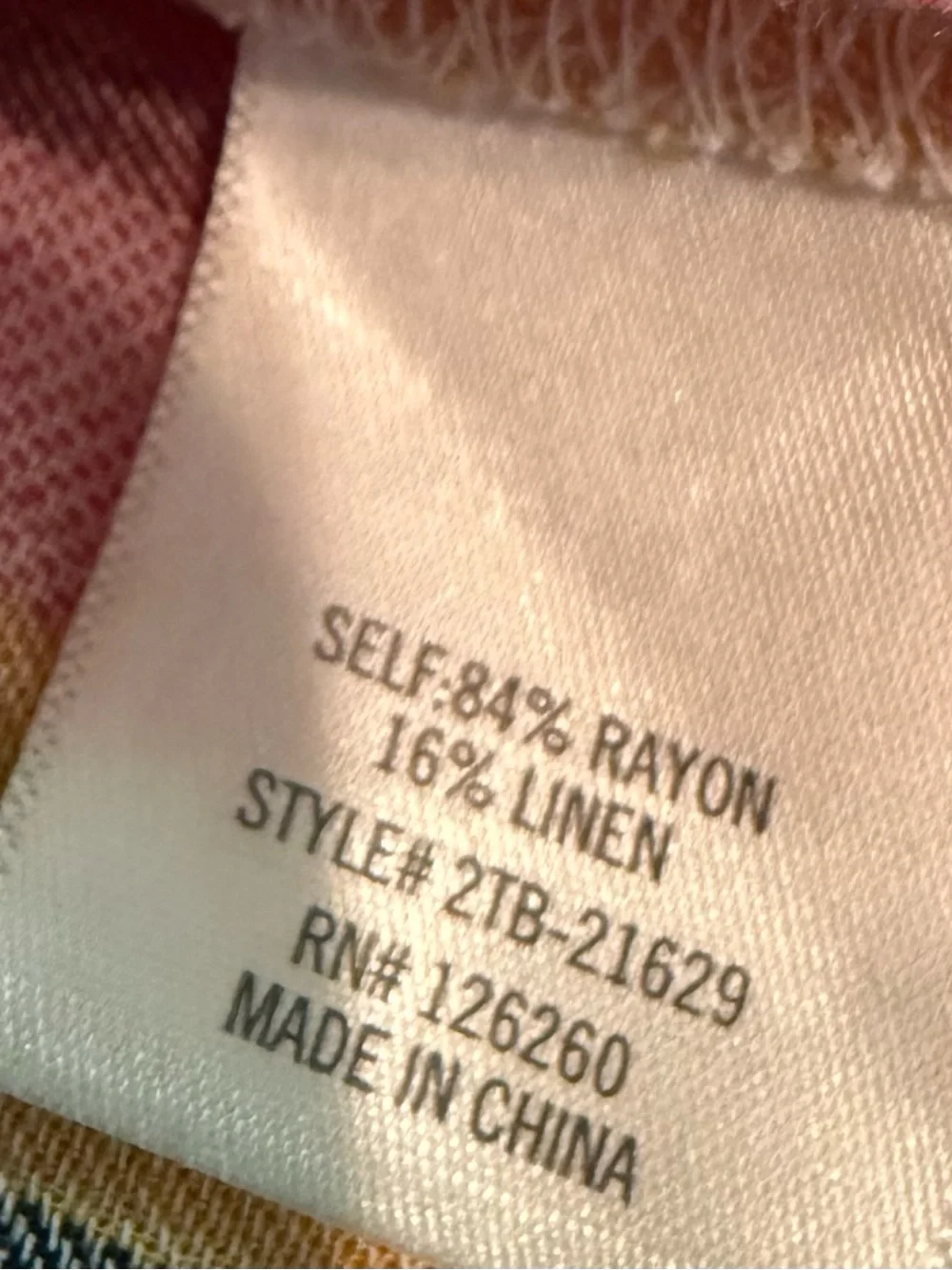 Harper Heritage Linen Button up Striped Short Sleeve Top - Picture 10 of 11